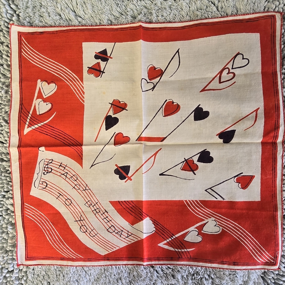 LOT of 7 Vintage Hankerchiefs - Picture 6 of 14